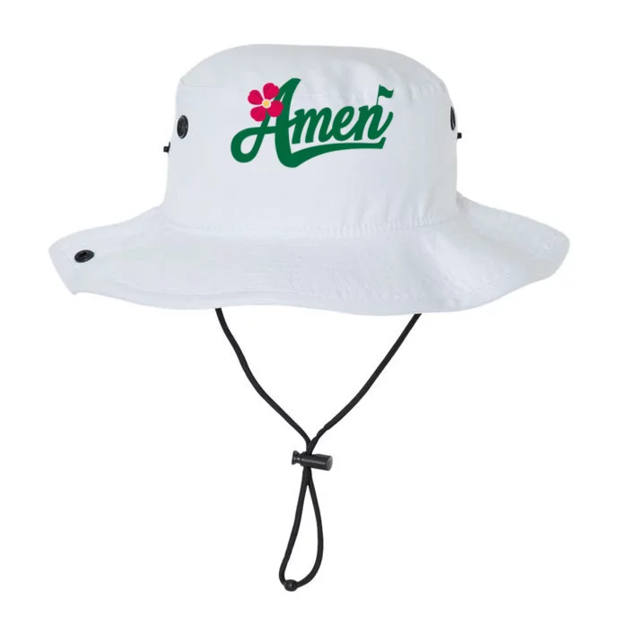 Amen Master Golf Tournament Golfing Girl Pink Flower Legacy Cool Fit Booney Bucket Hat