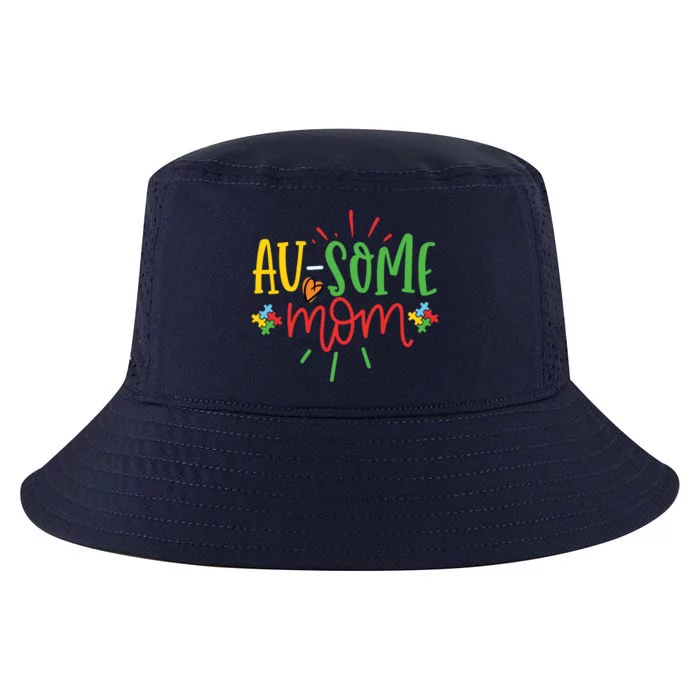 Augiftsome Mom Graphic For Mother Of Autistic Autism Meaningful Gift Cool Comfort Performance Bucket Hat