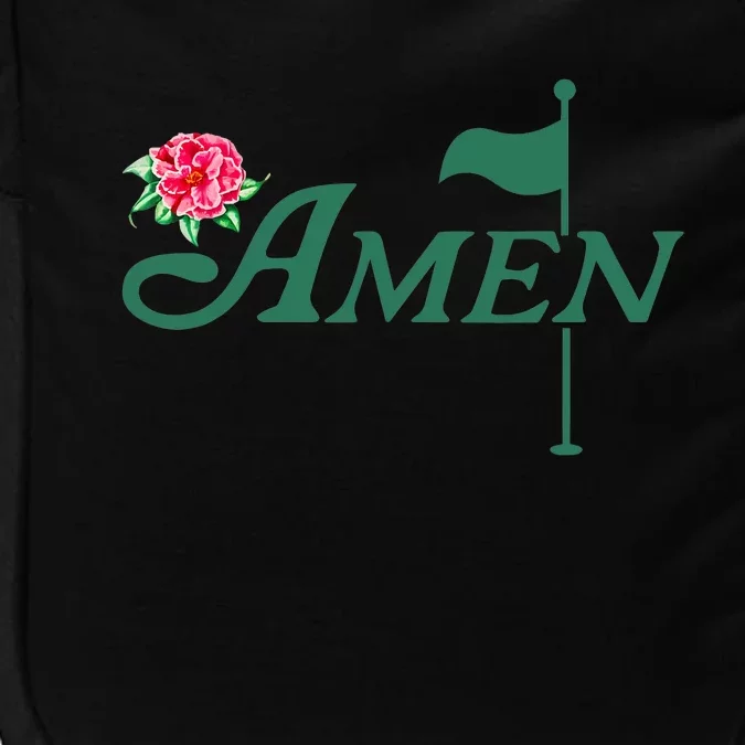 Amen Master Golf Azalea Tournament Pink Golfing Girl Flower Impact Tech Backpack