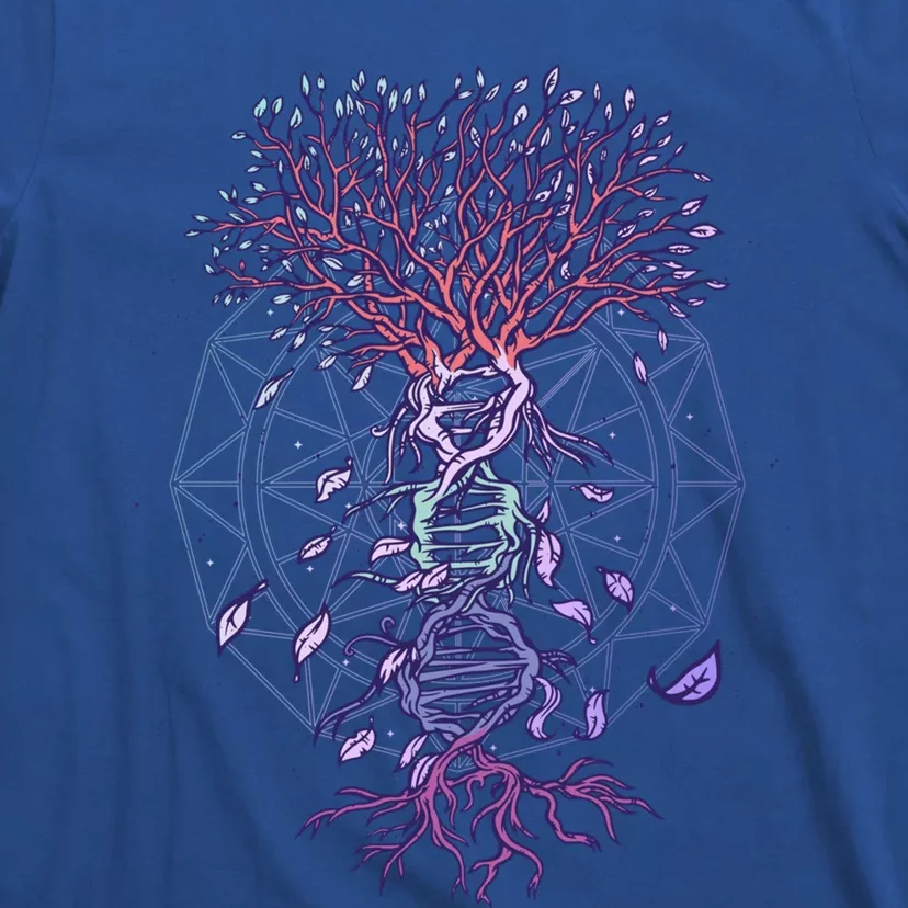 Abstract Madala Geometric Dna Tree Life Gift Esoteric Geometry Gift T-Shirt