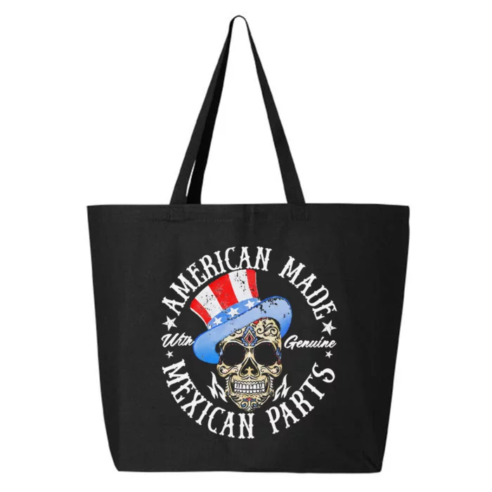 American Made Genuine Mexican Parts Skull Design 25L Jumbo Tote