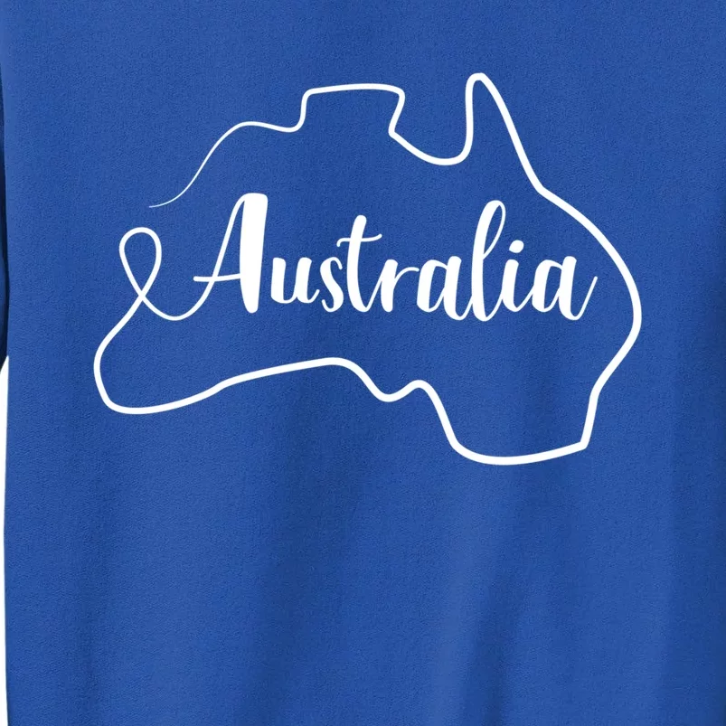 Australia Map Gift Tall Sweatshirt