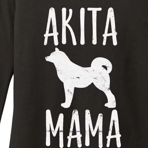 Akita Mama Gift Akita Mom Pet Dog Owner Mother Womens CVC Long Sleeve Shirt