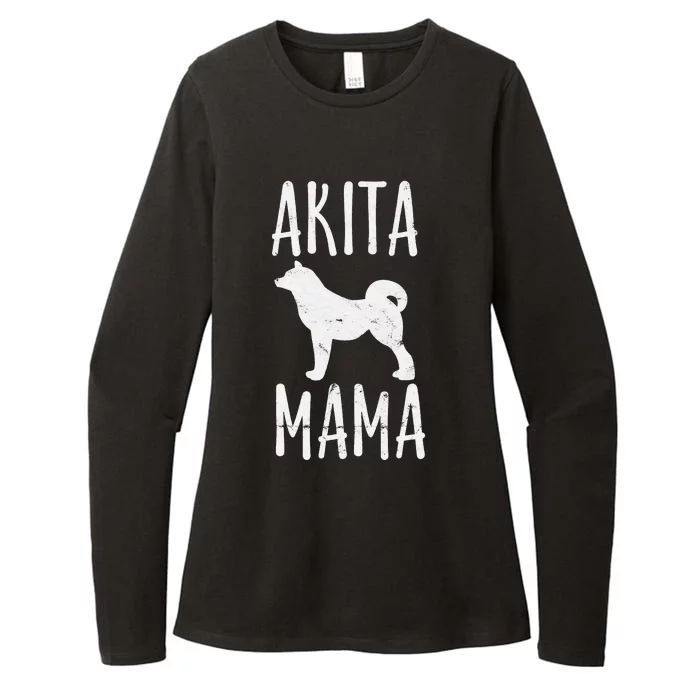 Akita Mama Gift Akita Mom Pet Dog Owner Mother Womens CVC Long Sleeve Shirt