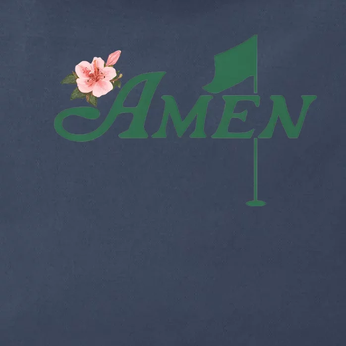 Amen Masters Golf Golfer Lover Team Zip Tote Bag