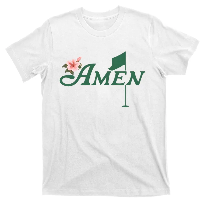 Amen Masters Golf Golfer Lover Team T-Shirt