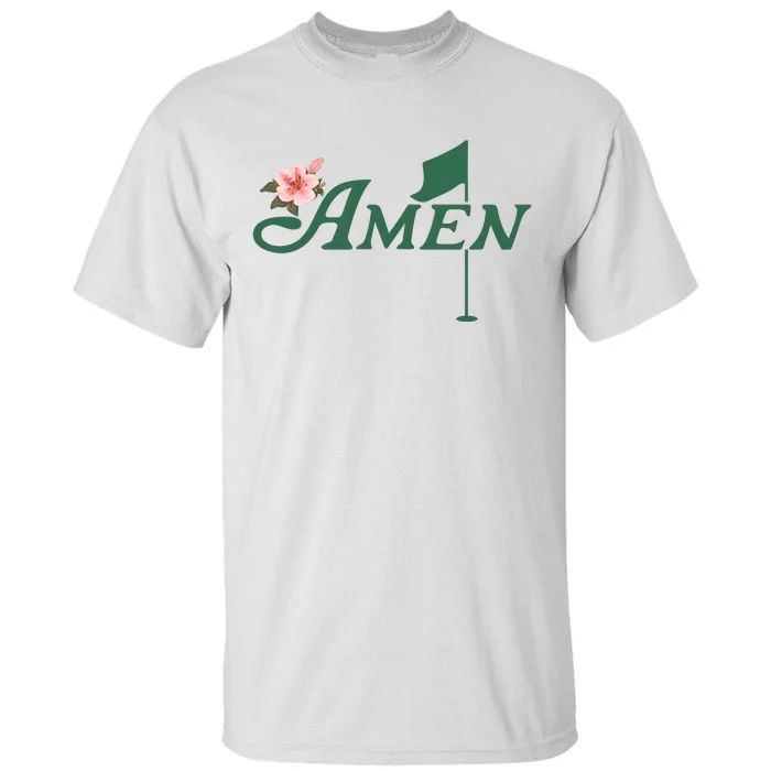 Amen Masters Golf Golfer Lover Team Tall T-Shirt