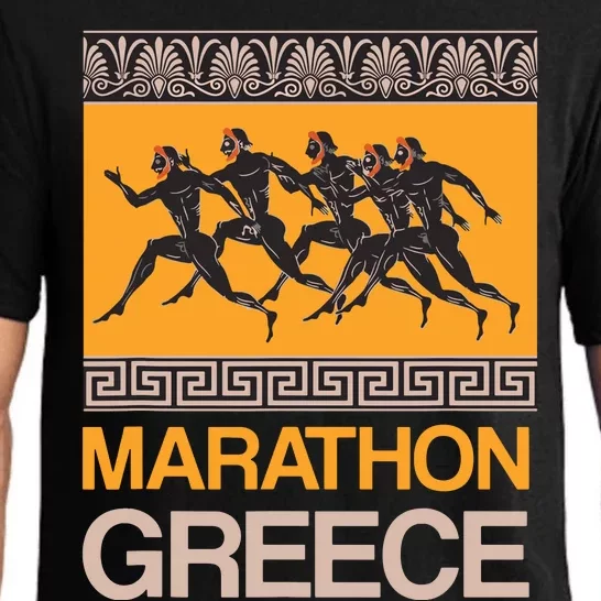 Athens Marathon Greece Pajama Set