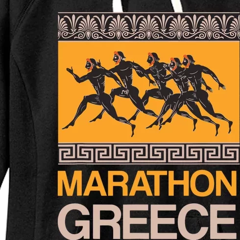 Athens Marathon Greece Women's Fleece Hoodie