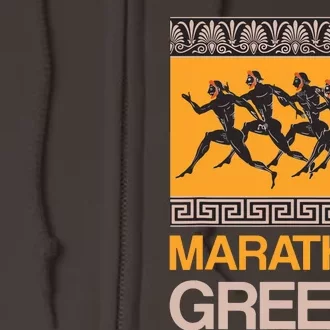 Athens Marathon Greece Full Zip Hoodie