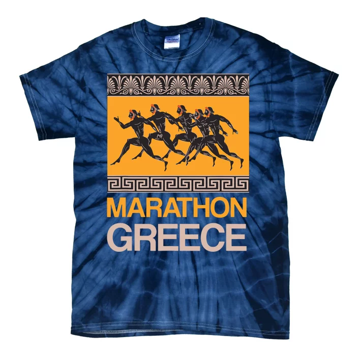 Athens Marathon Greece Tie-Dye T-Shirt