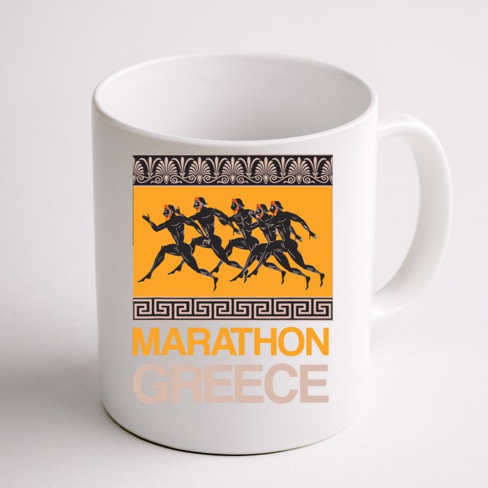 Athens Marathon Greece Front & Back Coffee Mug