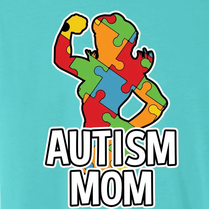 Autism Mom Gift Strong Mother ChromaSoft Performance T-Shirt