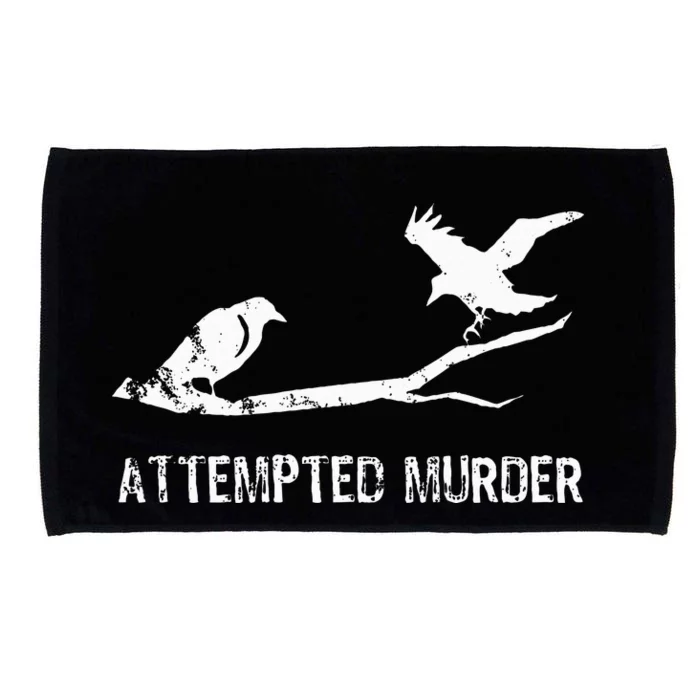 Attempted Murder Gift For Literary Readers And Writers Microfiber Hand Towel