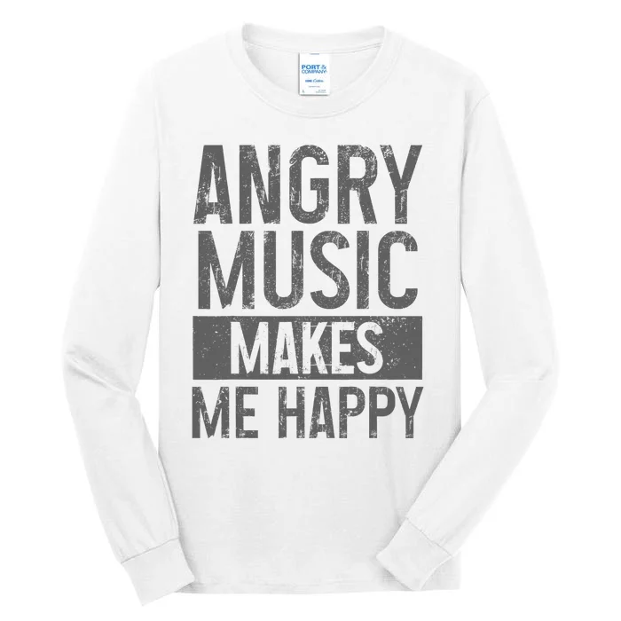 Angry Music Heavy Metal Death Metal Metalhead Metal Fan Tall Long Sleeve T-Shirt