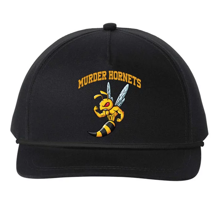 Angry Murder Hornets Snapback Five-Panel Rope Hat