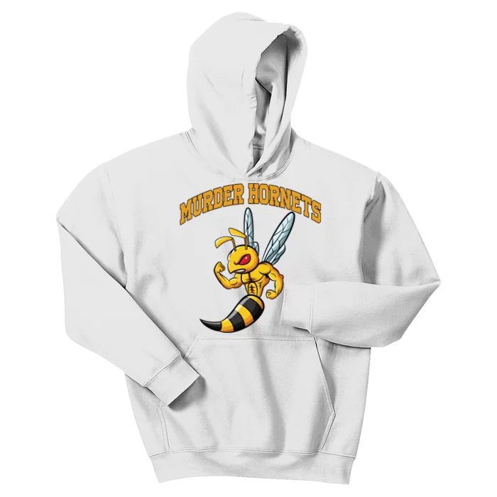 Angry Murder Hornets Kids Hoodie