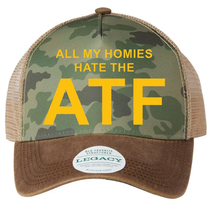 All My Homies Hate The Atf Quote Legacy Tie Dye Trucker Hat