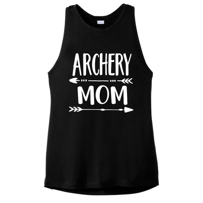 Archery Mom Hunting Archer Bow Hunter Arrow Tee Ladies Tri-Blend Wicking Tank