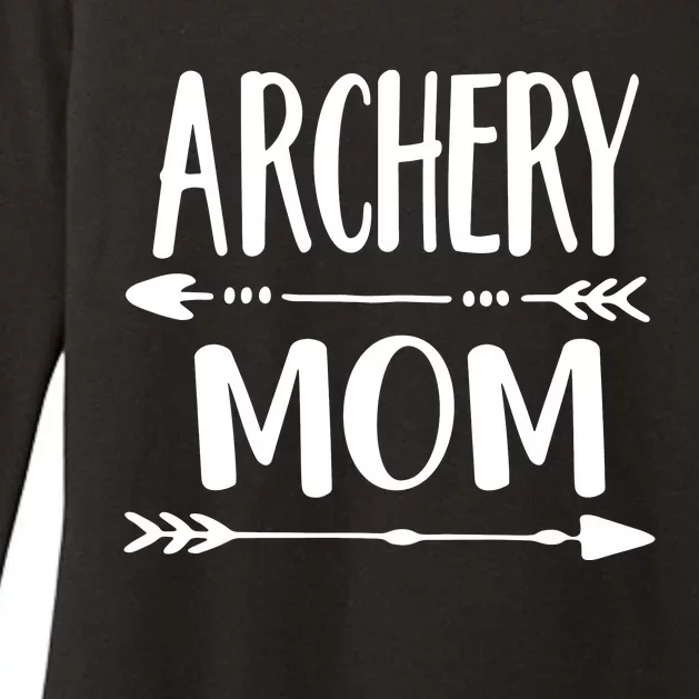 Archery Mom Hunting Archer Bow Hunter Arrow Tee Womens CVC Long Sleeve Shirt