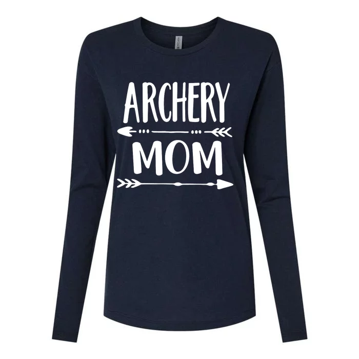 Archery Mom Hunting Archer Bow Hunter Arrow Tee Womens Cotton Relaxed Long Sleeve T-Shirt