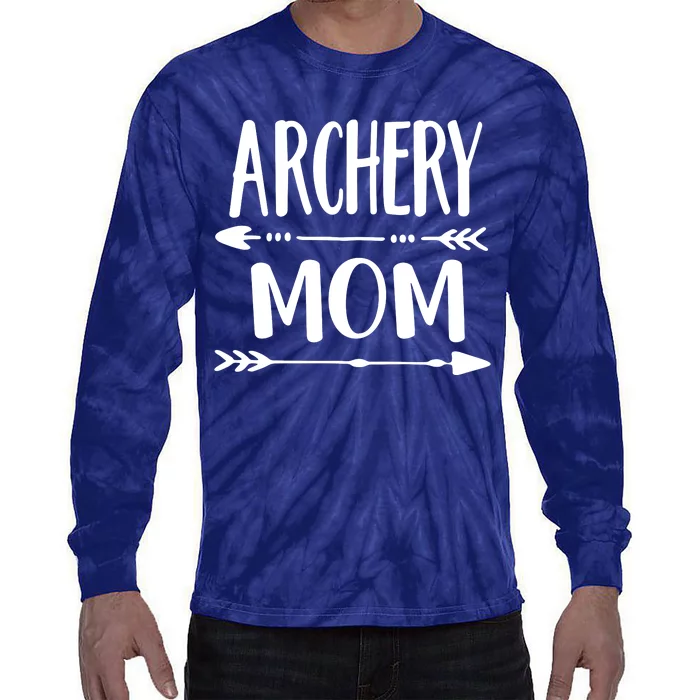 Archery Mom Hunting Archer Bow Hunter Arrow Tee Tie-Dye Long Sleeve Shirt