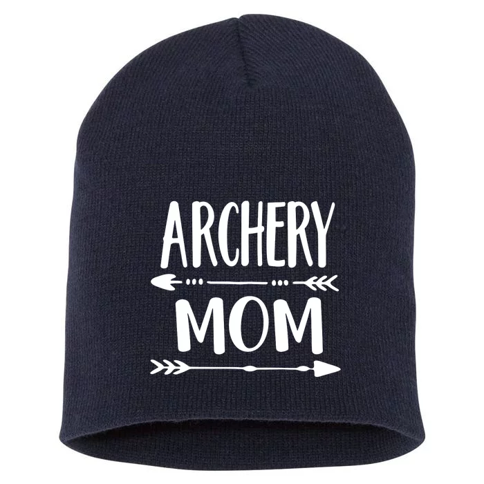 Archery Mom Hunting Archer Bow Hunter Arrow Tee Short Acrylic Beanie