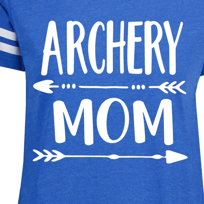 Archery Mom Hunting Archer Bow Hunter Arrow Tee Enza Ladies Jersey Football T-Shirt