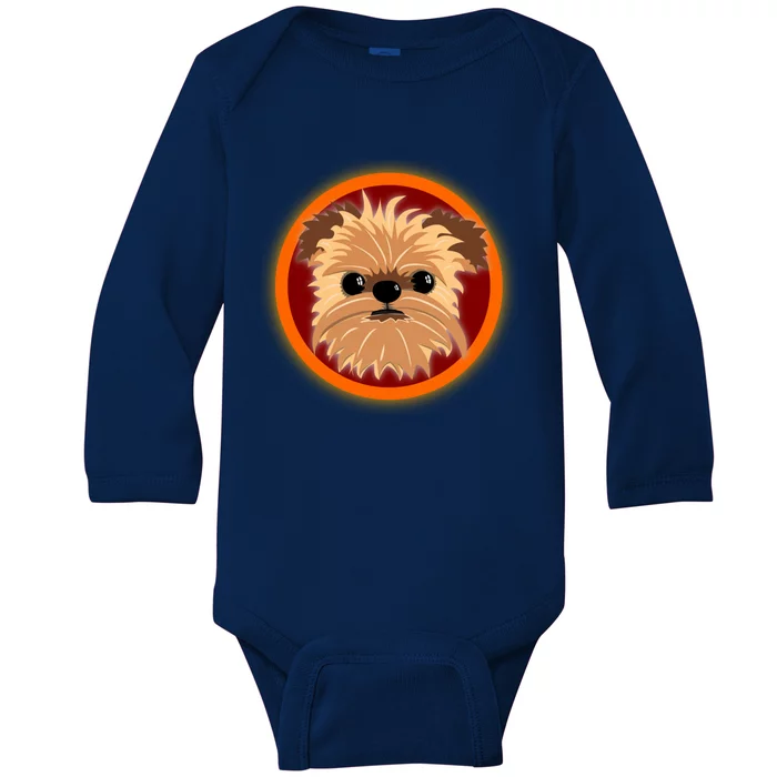 A Must Have Brussels Griffon Coat Of Arms Meaningful Gift Baby Long Sleeve Bodysuit