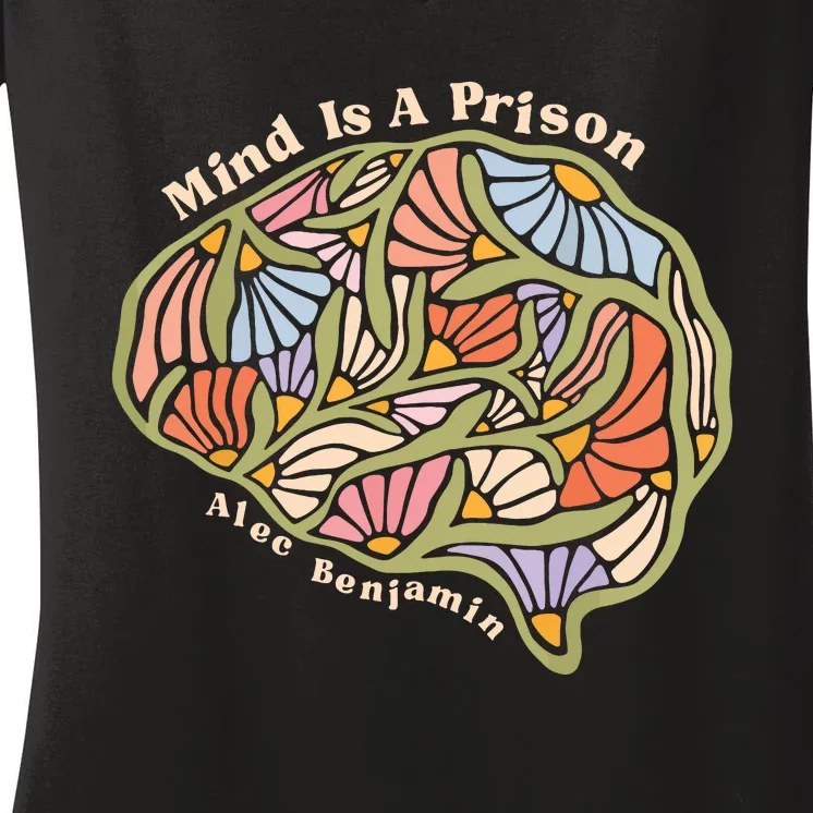 Alec Mind Is A Prison Benjamin Women's V-Neck T-Shirt