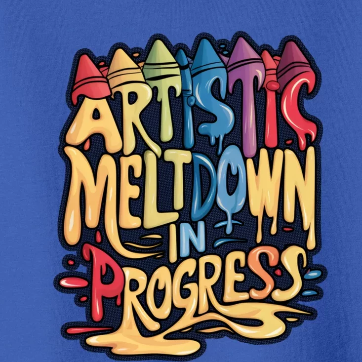 Artistic Meltdown In Progress Gift Toddler T-Shirt