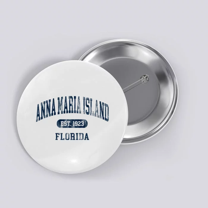 Anna Maria Island Florida Retro Preppy Throwback Souvenir Button