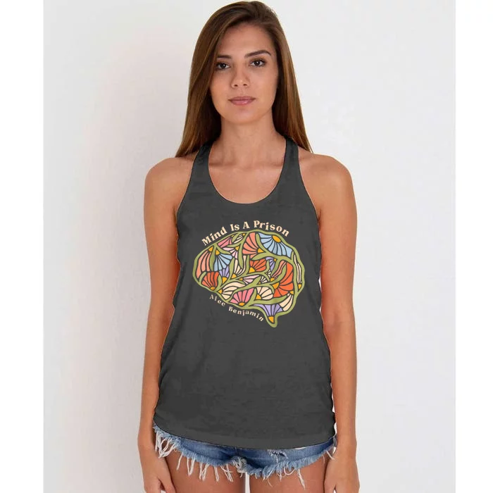 Alec Mind Is A Prison Benjamin Women's Knotted Racerback Tank