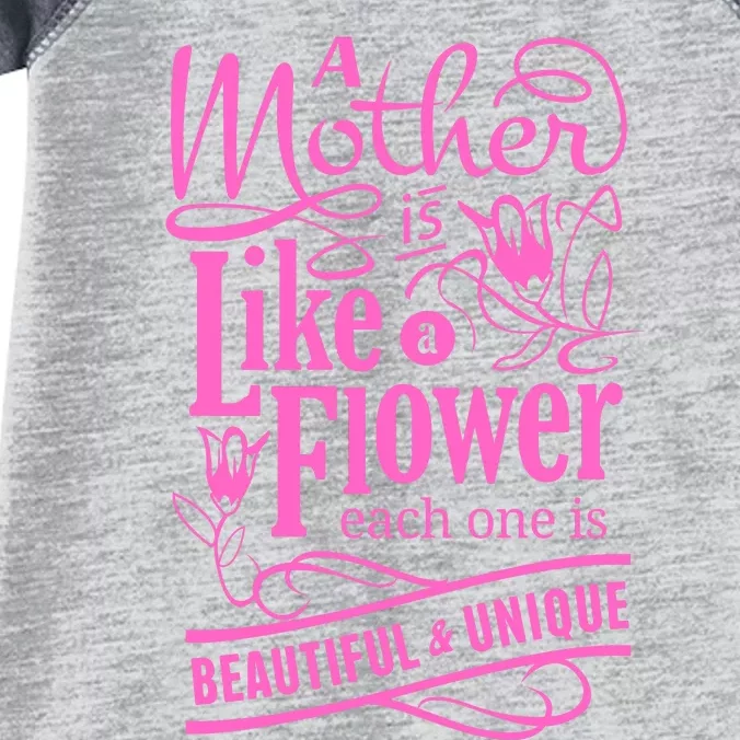 A Mother Is Like A Flower Infant Baby Jersey Bodysuit