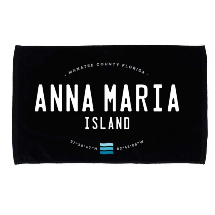 Anna Maria Island Florida Beach Waves Meaningful Gift Microfiber Hand Towel