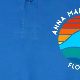 Anna Maria Island Florida Retro Wave Gift Softstyle Adult Sport Polo