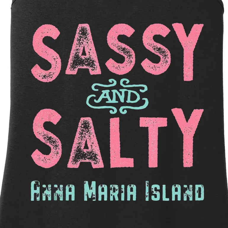 Anna Maria Island Florida Sassy Souvenir Ladies Essential Tank