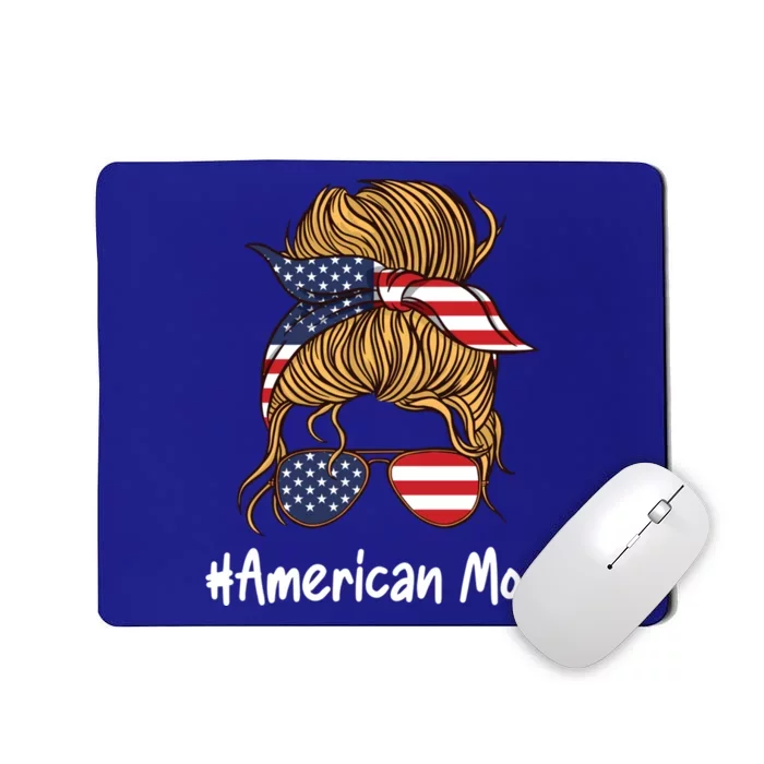 American Mom International Usa Flag Mothers Day Gift Mousepad