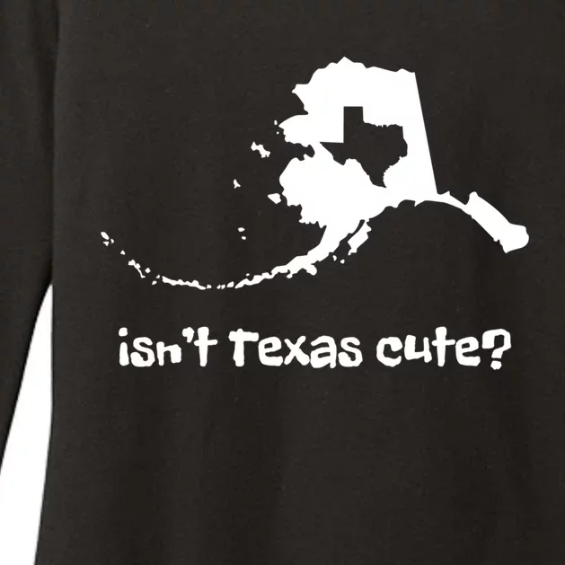 Alaska Map Isnt Texas Cute Funny Design Funny Gift Womens CVC Long Sleeve Shirt