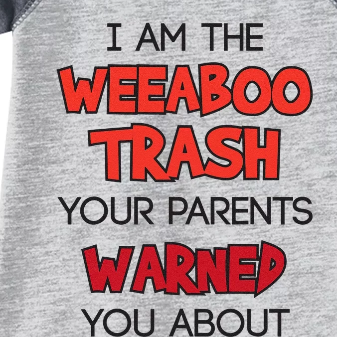 Anime Meme I Am The Weeaboo Trash Infant Baby Jersey Bodysuit