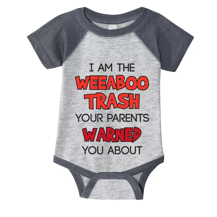 Anime Meme I Am The Weeaboo Trash Infant Baby Jersey Bodysuit