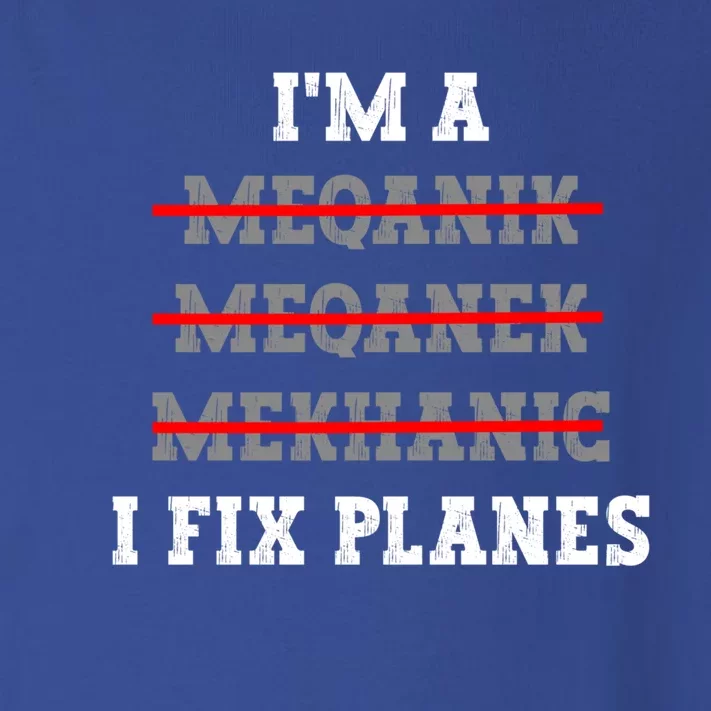 Aircraft Mechanic I Fix Planes Airplane Mechanic Gift Toddler Long Sleeve Shirt