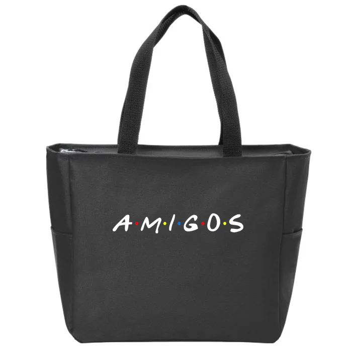 Amigos Spanish Logo Zip Tote Bag