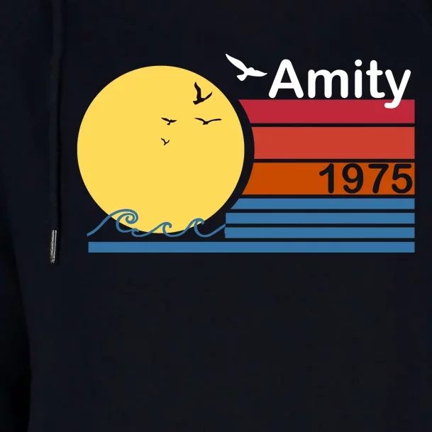 Amity 1975 Retro Womens Funnel Neck Pullover Hood