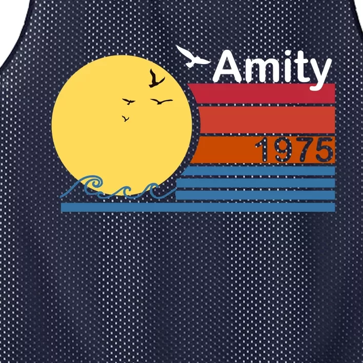 Amity 1975 Retro Mesh Reversible Basketball Jersey Tank