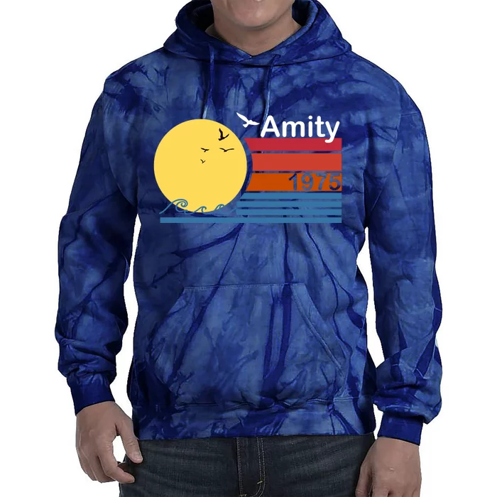 Amity 1975 Retro Tie Dye Hoodie