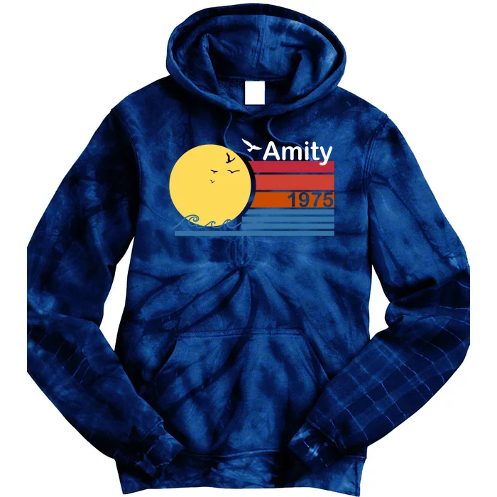 Amity 1975 Retro Tie Dye Hoodie