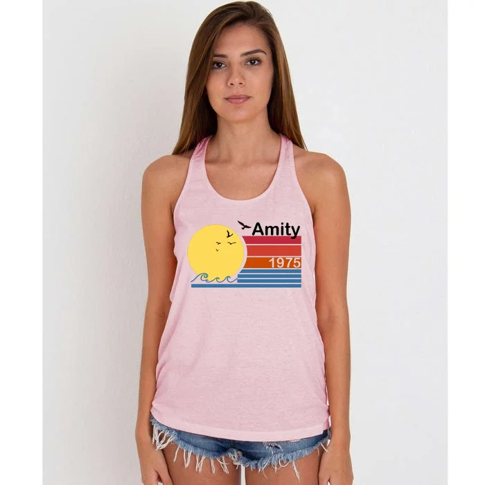 Amity 1975 Retro Women's Knotted Racerback Tank