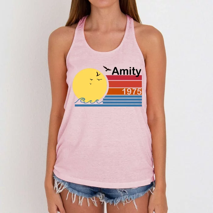 Amity 1975 Retro Women's Knotted Racerback Tank