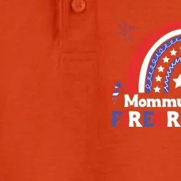 American Mommy July 4th Mommys Little Firecracker Gift Dry Zone Grid Performance Polo